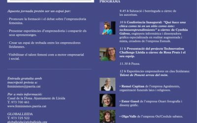 Technovation Girls A Lleida participa a la jornada “Dones i Emprenedoria”