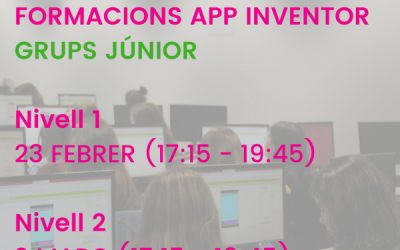 Grups JÚNIOR: Formacions App Inventor