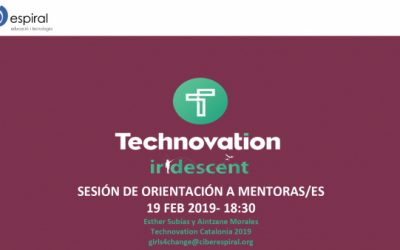 Sessió d’orientació a les mentores Technovation Challenge