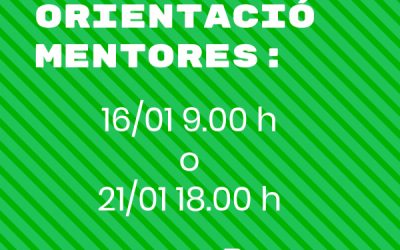Sessions d’orientació a les mentores