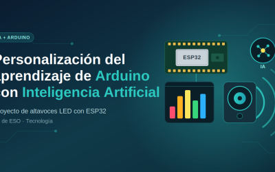 Personalización del Aprendizaje de Arduino en Secundaria con IA: Proyecto de Altavoces LED con ESP32